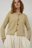 Ciao Lucia Deo Cardigan in Khaki sold by No. 6