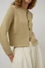 Ciao Lucia Deo Cardigan in Khaki sold by No. 6