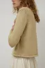 Ciao Lucia Deo Cardigan in Khaki sold by No. 6