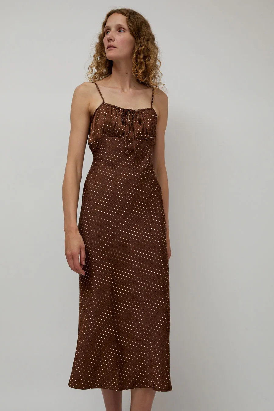 Ciao Lucia Leo Dress in Siena Pin Dot sold by No. 6
