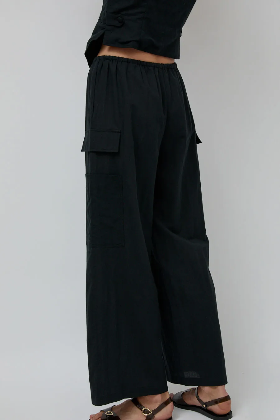 Ciao Lucia Marceau Pant in Black sold by No. 6 product image thumbnail 4