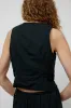 Ciao Lucia Argento Vest in Black sold by No. 6