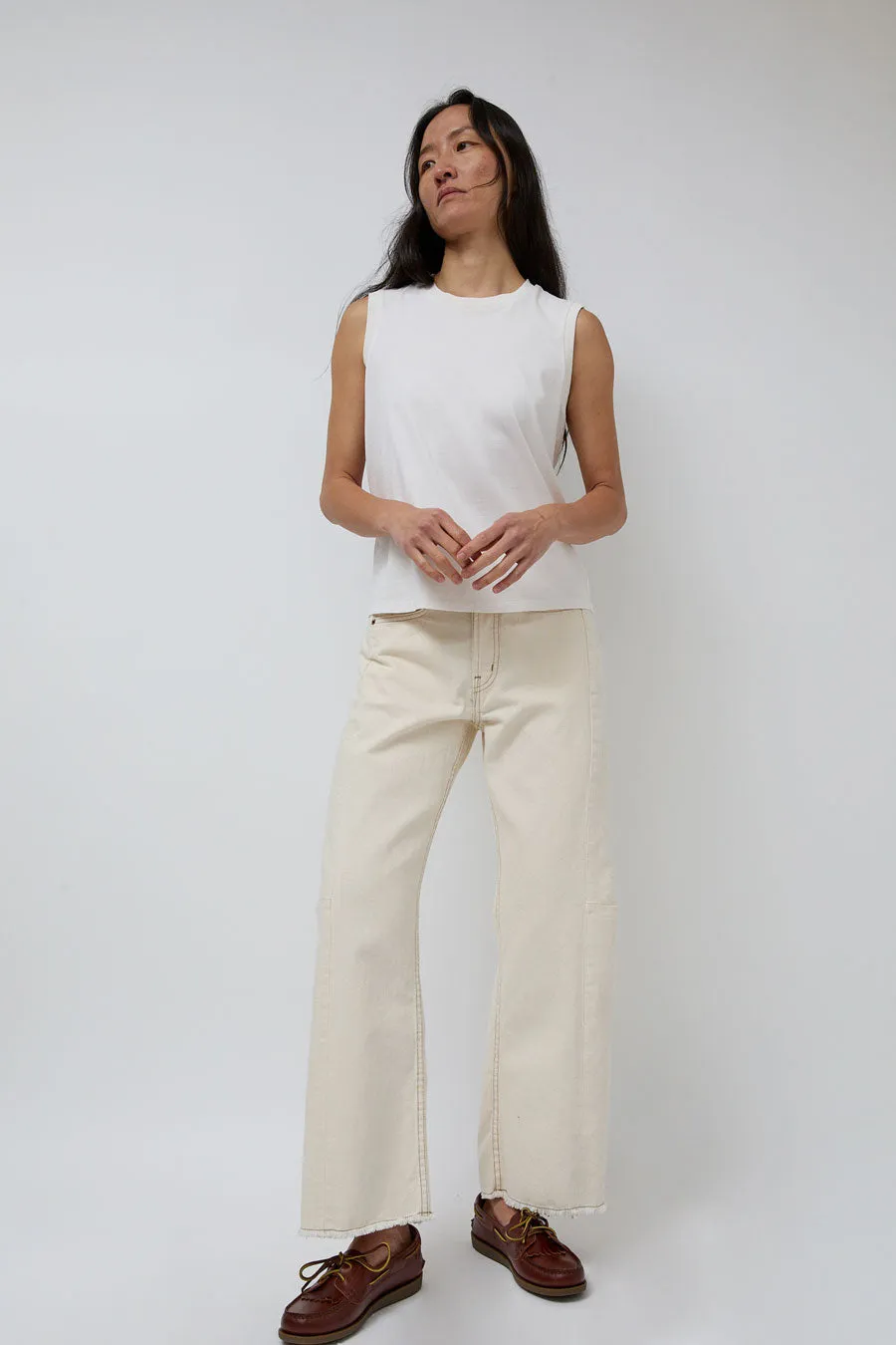 B Sides Slim Lasso Jean in Clair Rinse sold by No. 6