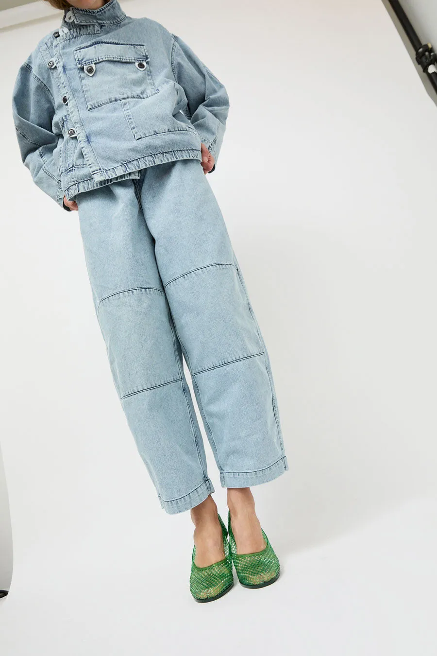 Ancient Greek Sandals Iro Flats in Green sold by No. 6 product image thumbnail 4