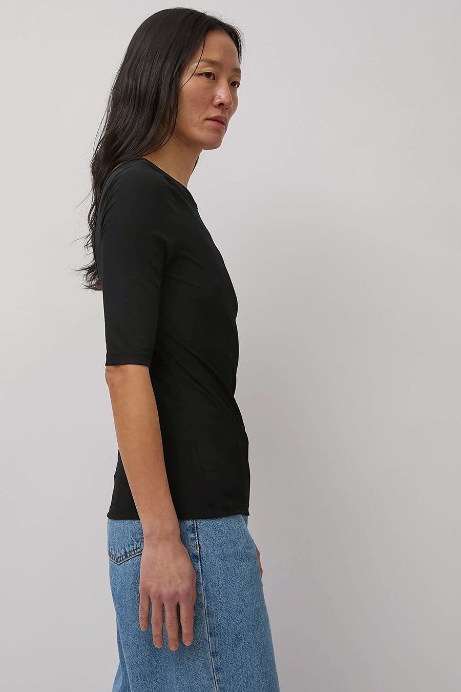 Amomento Back Cutout T-Shirt in Black sold by No. 6 product image thumbnail 4