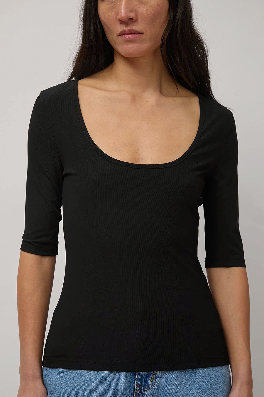 Amomento Back Cutout T-Shirt in Black sold by No. 6 product image thumbnail 2