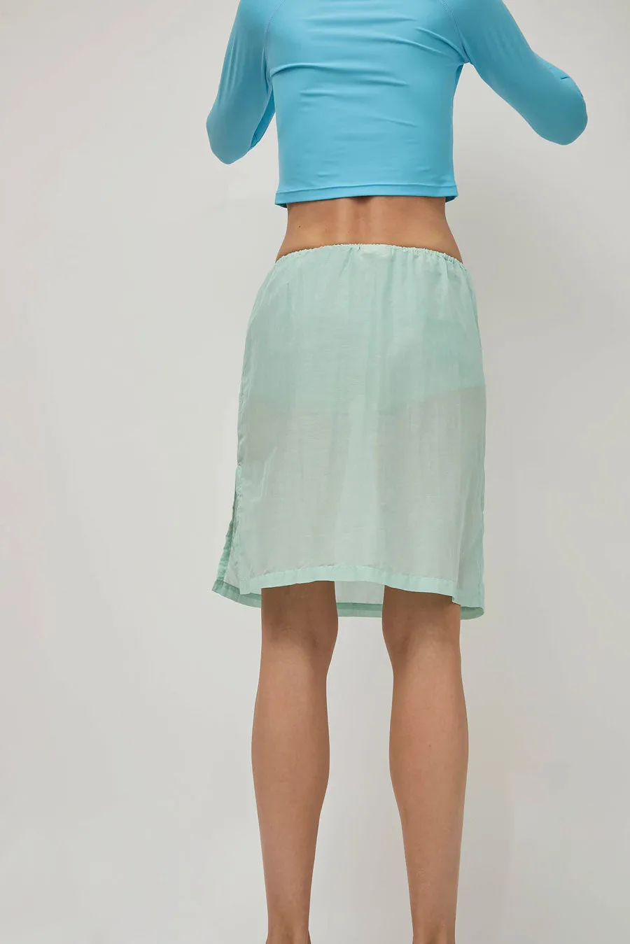 Hakea Sheer Midi Skirt in Mint sold by No. 6 product image thumbnail 4