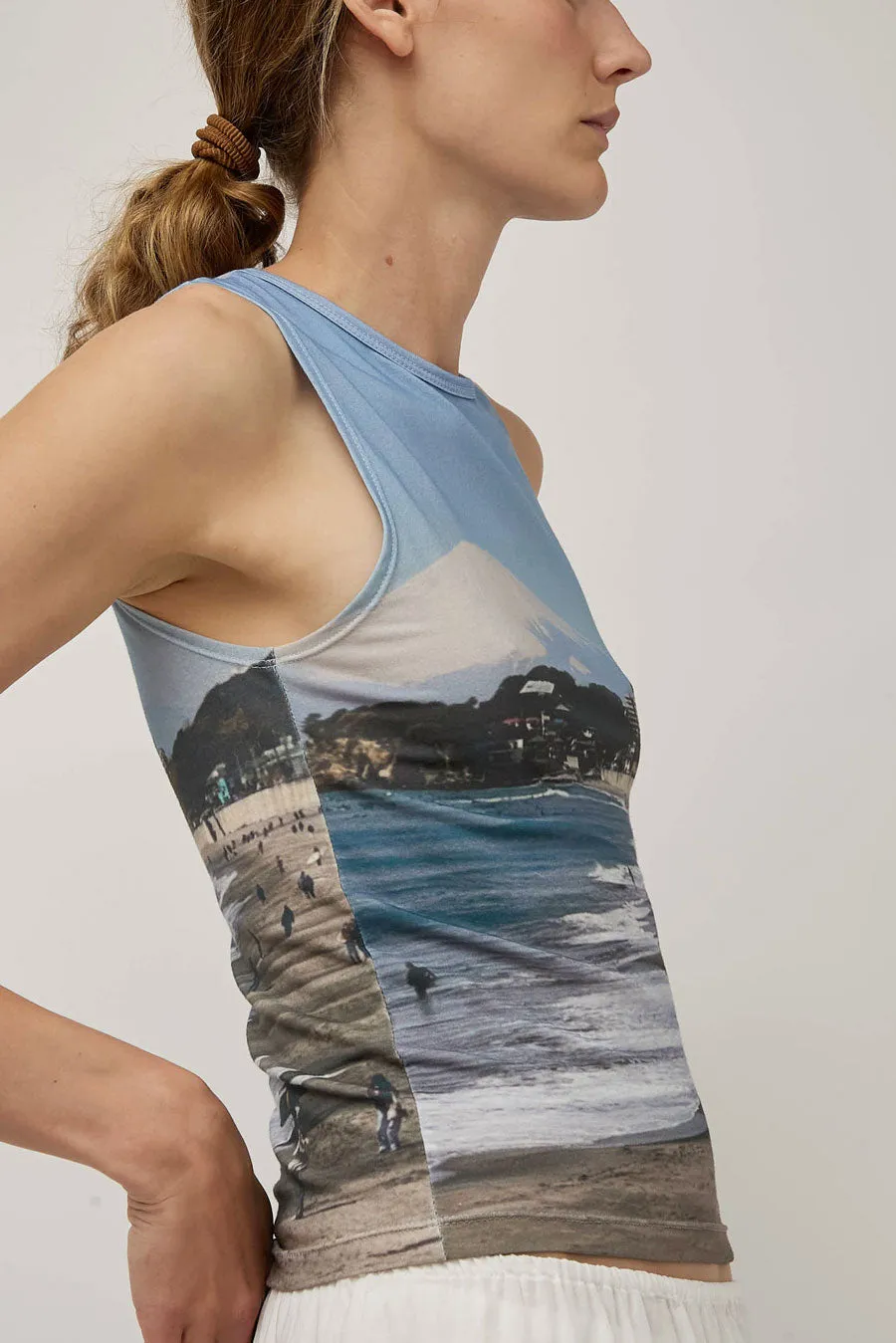 Hakea Anna Printed Tank in Mt Fuji sold by No. 6 product image thumbnail 2