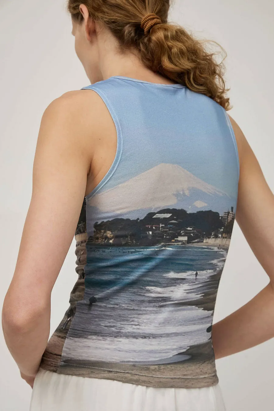 Hakea Anna Printed Tank in Mt Fuji sold by No. 6 product image thumbnail 4