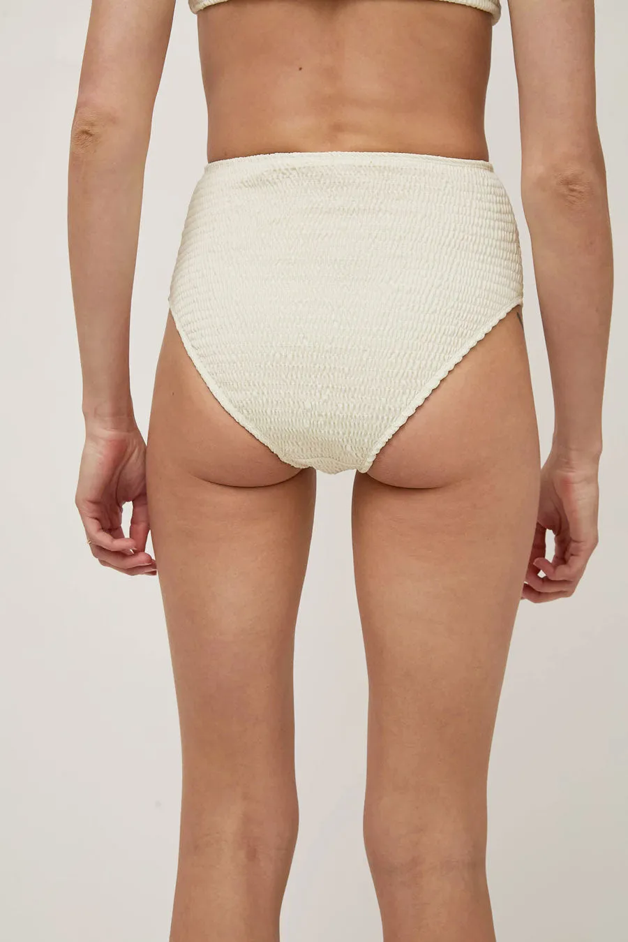Hakea Santiago Bottom in Cream Shirred sold by No. 6 product image thumbnail 5