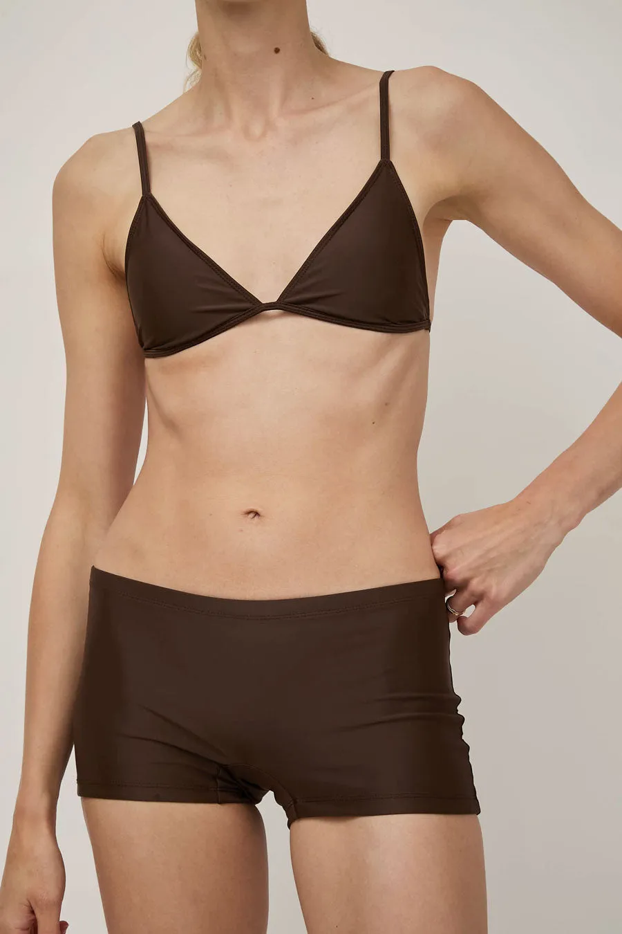 Hakea Mini Short in Earth sold by No. 6