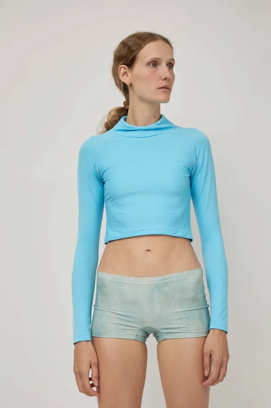 Hakea Aire Turtleneck in Lake Blue sold by No. 6