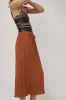 No.6 Inez Skirt in Rust sold by No. 6