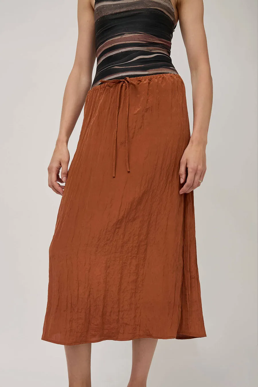 No.6 Inez Skirt in Rust sold by No. 6 product image thumbnail 3