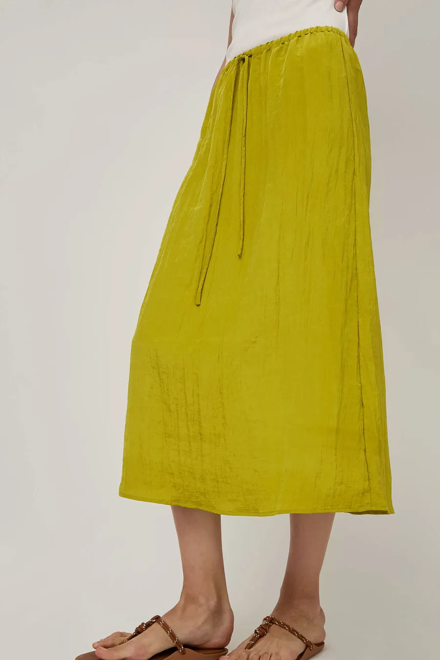 No.6 Inez Skirt in Chartreuse sold by No. 6 product image thumbnail 3