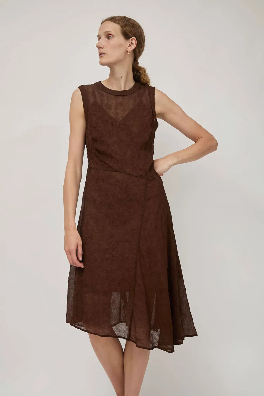 No.6 Nina Dress in Brown sold by No. 6