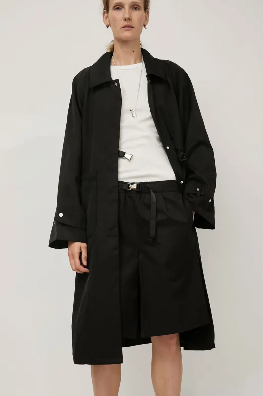 ARCS Easy Mac Coat in Black sold by No. 6