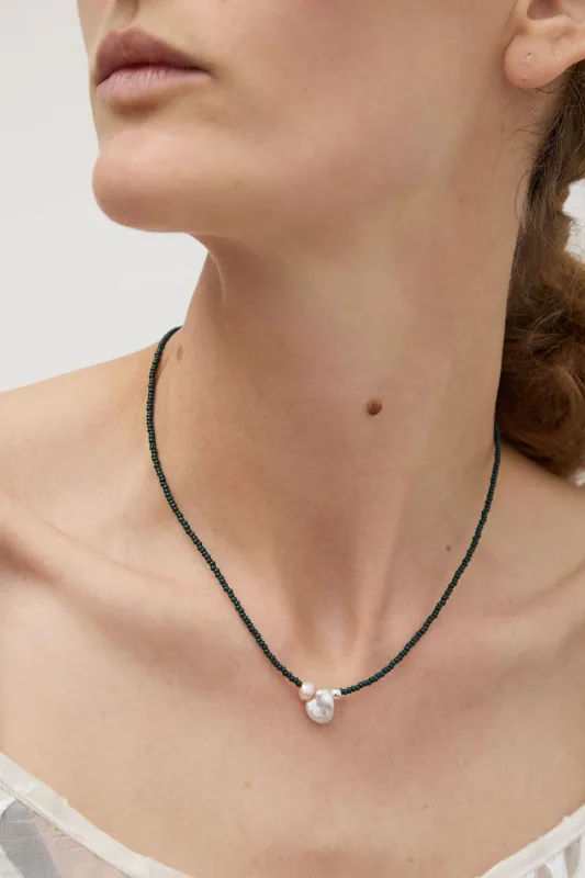 Wolf Circus Addison Necklace in Green sold by No. 6