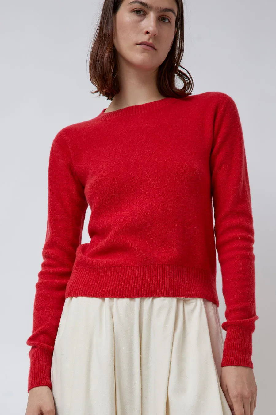 Baserange Tier Sweater in Melograno Red sold by No. 6