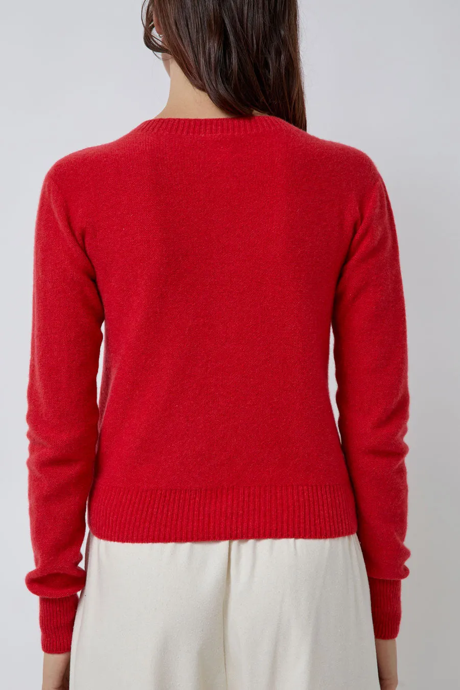Baserange Tier Sweater in Melograno Red sold by No. 6 product image thumbnail 5
