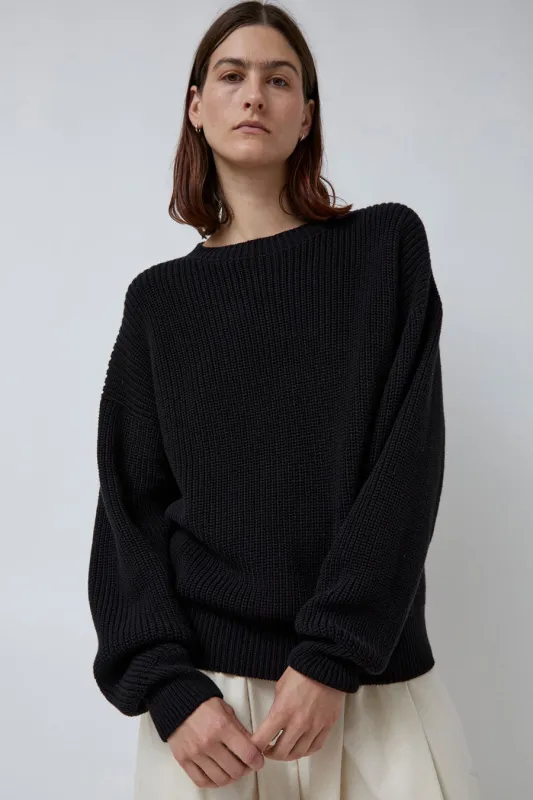 Baserange Mea Pullover in Black sold by No. 6