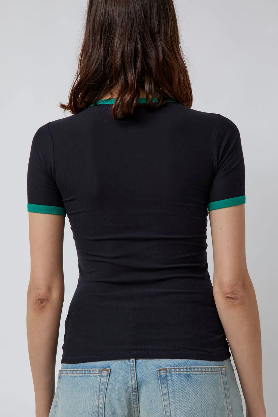 Baserange Drive Tee Shirt in Murano Navy sold by No. 6 product image thumbnail 5