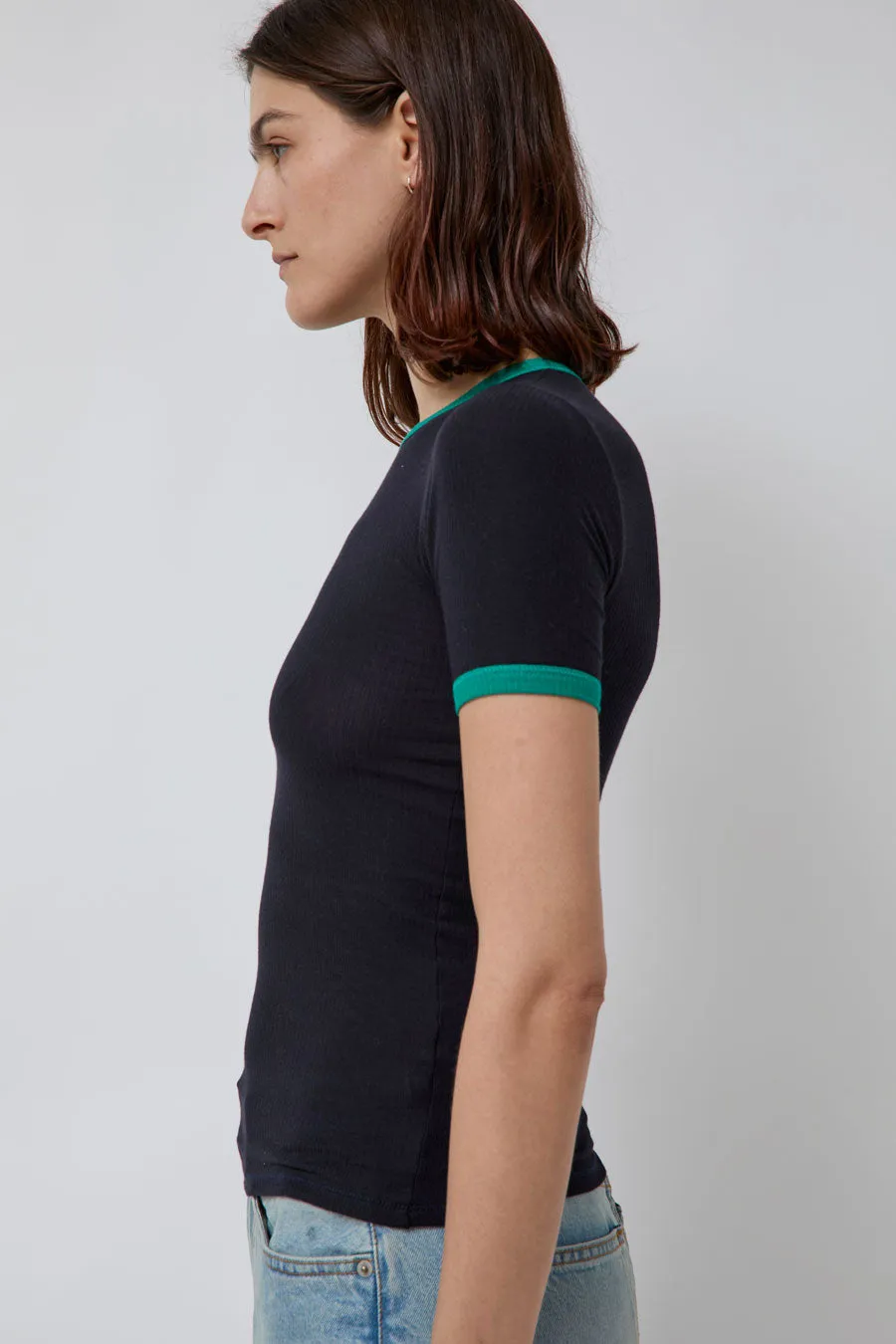 Baserange Drive Tee Shirt in Murano Navy sold by No. 6 product image thumbnail 4