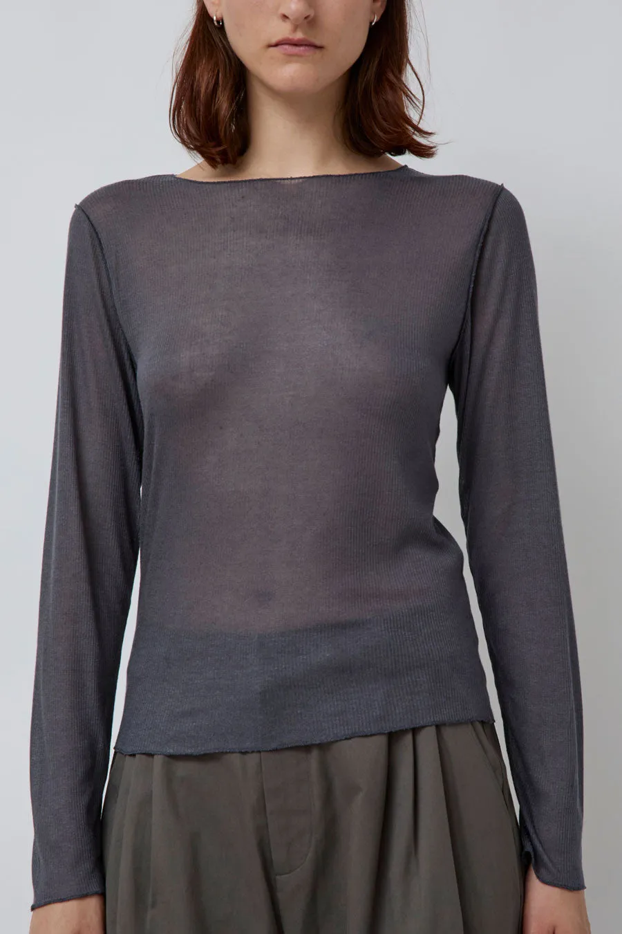 Deiji Studios Knit Long Sleeve in Steel sold by No. 6 product image thumbnail 3