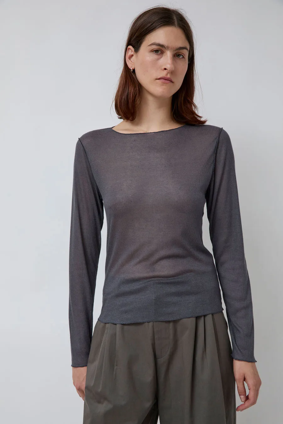 Deiji Studios Knit Long Sleeve in Steel sold by No. 6 product image thumbnail 5
