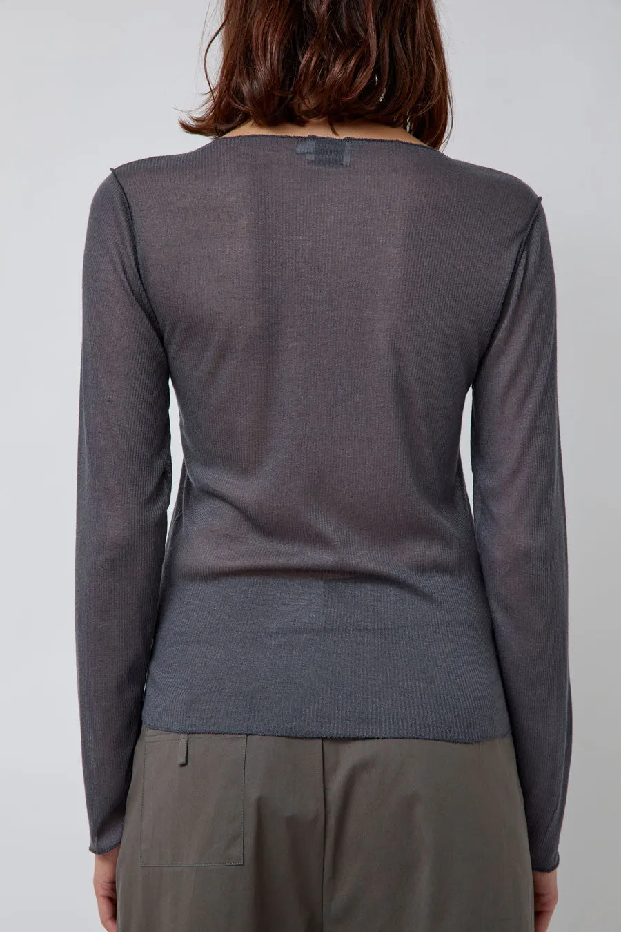 Deiji Studios Knit Long Sleeve in Steel sold by No. 6 product image thumbnail 4