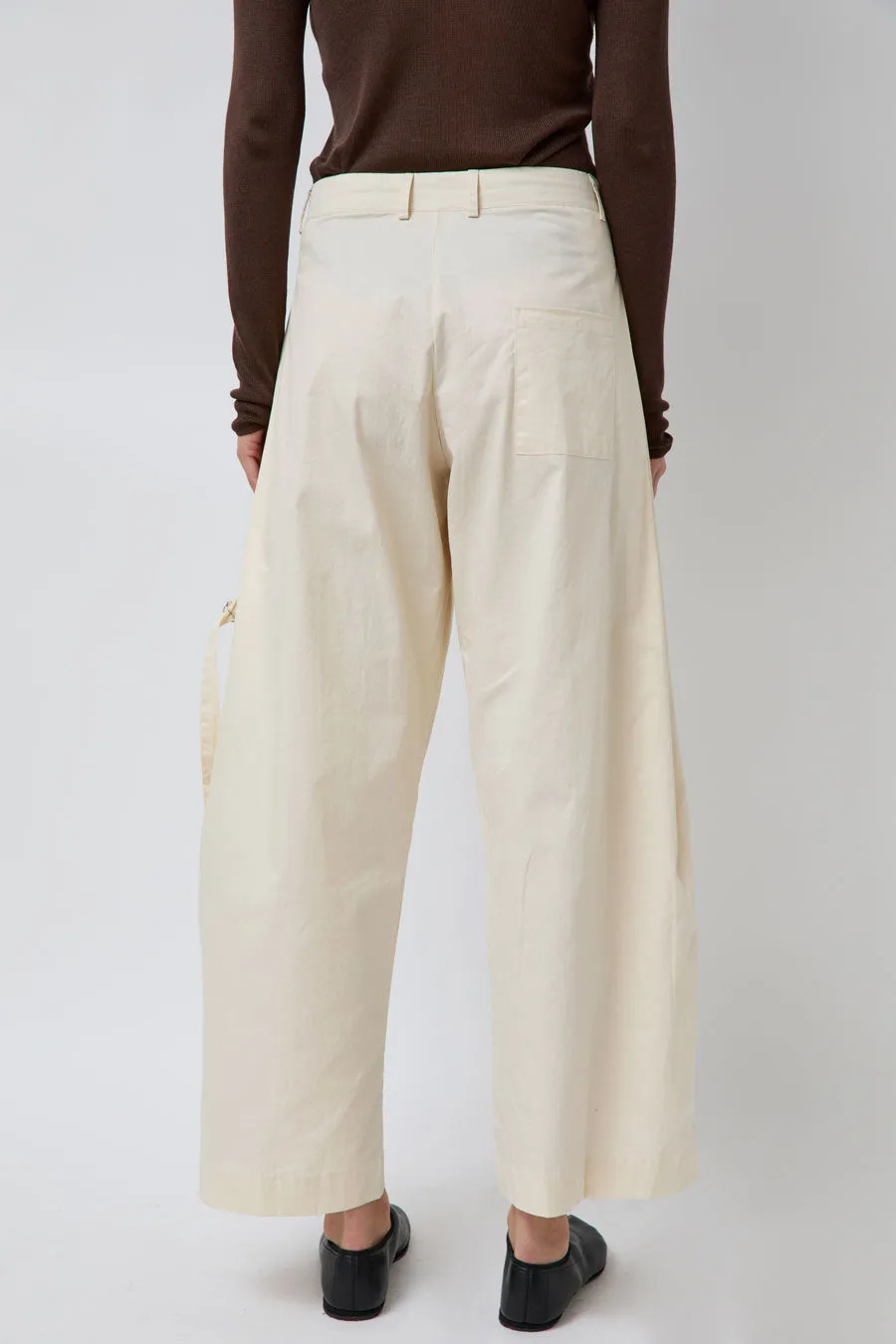 Deiji Studios Tab Pant in Off White sold by No. 6 product image thumbnail 5