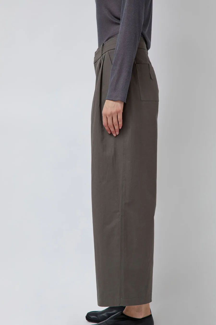 Deiji Studios Two Layer Pant in Charcoal sold by No. 6 product image thumbnail 4