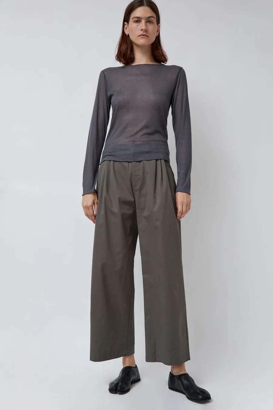 Deiji Studios Two Layer Pant in Charcoal sold by No. 6 product image thumbnail 3