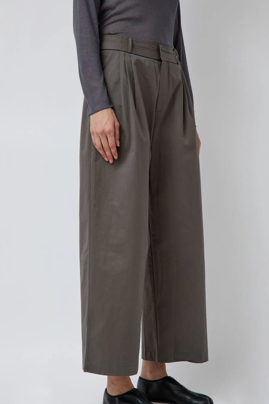 Deiji Studios Two Layer Pant in Charcoal sold by No. 6 product image thumbnail 2