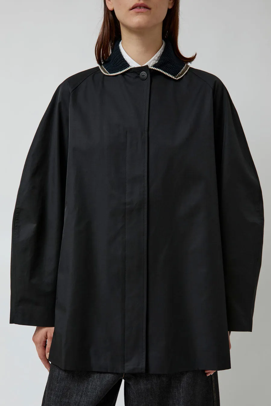 CORDERA Crochet Collar Jacket in Black sold by No. 6 product image thumbnail 4