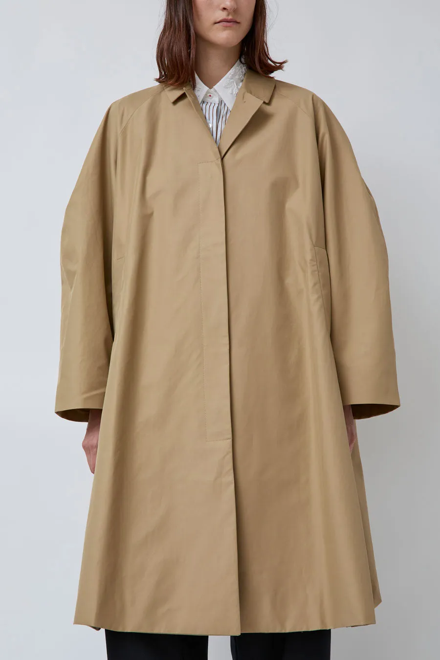 CORDERA Balloon Trench Coat in Camel sold by No. 6 product image thumbnail 3