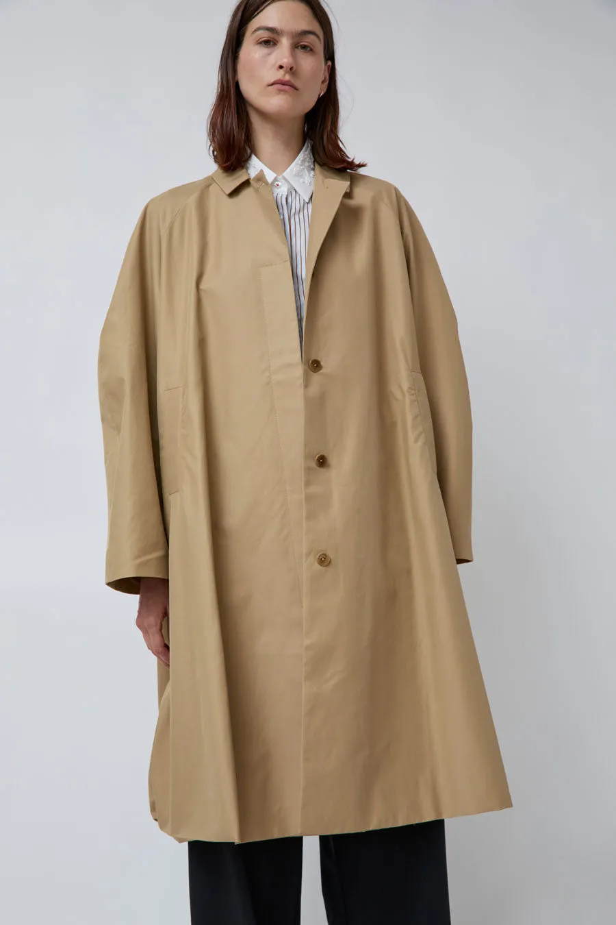 CORDERA Balloon Trench Coat in Camel sold by No. 6 product image thumbnail 2