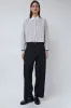 CORDERA Wide Leg Pants in Black sold by No. 6
