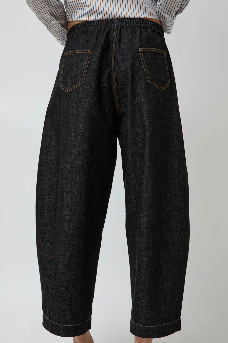 CORDERA Denim Curved Pants in Black sold by No. 6 product image thumbnail 5
