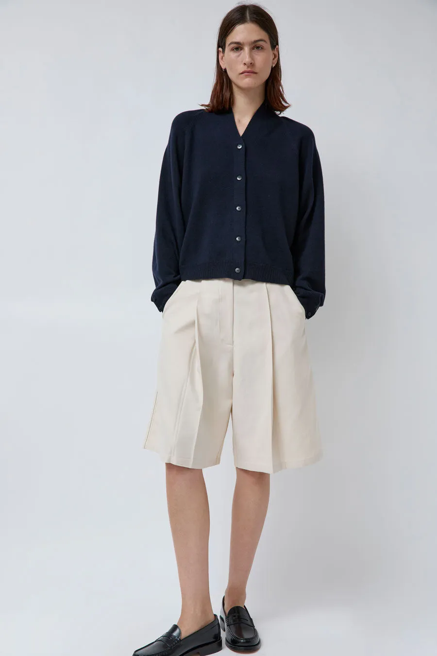 CORDERA Merino Wool Cardigan in Navy sold by No. 6 product image thumbnail 5