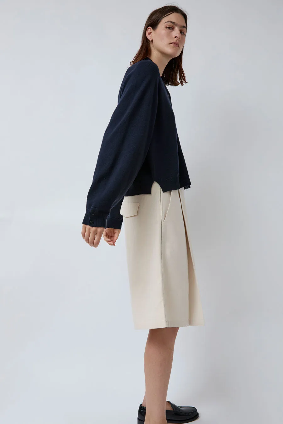 CORDERA Merino Wool Cardigan in Navy sold by No. 6 product image thumbnail 2