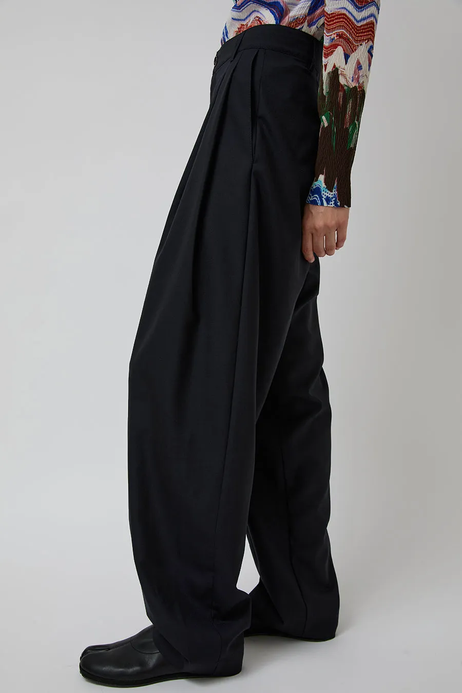 Henrik Vibskov Claus Pant in Tropical Navy sold by No. 6 product image thumbnail 5