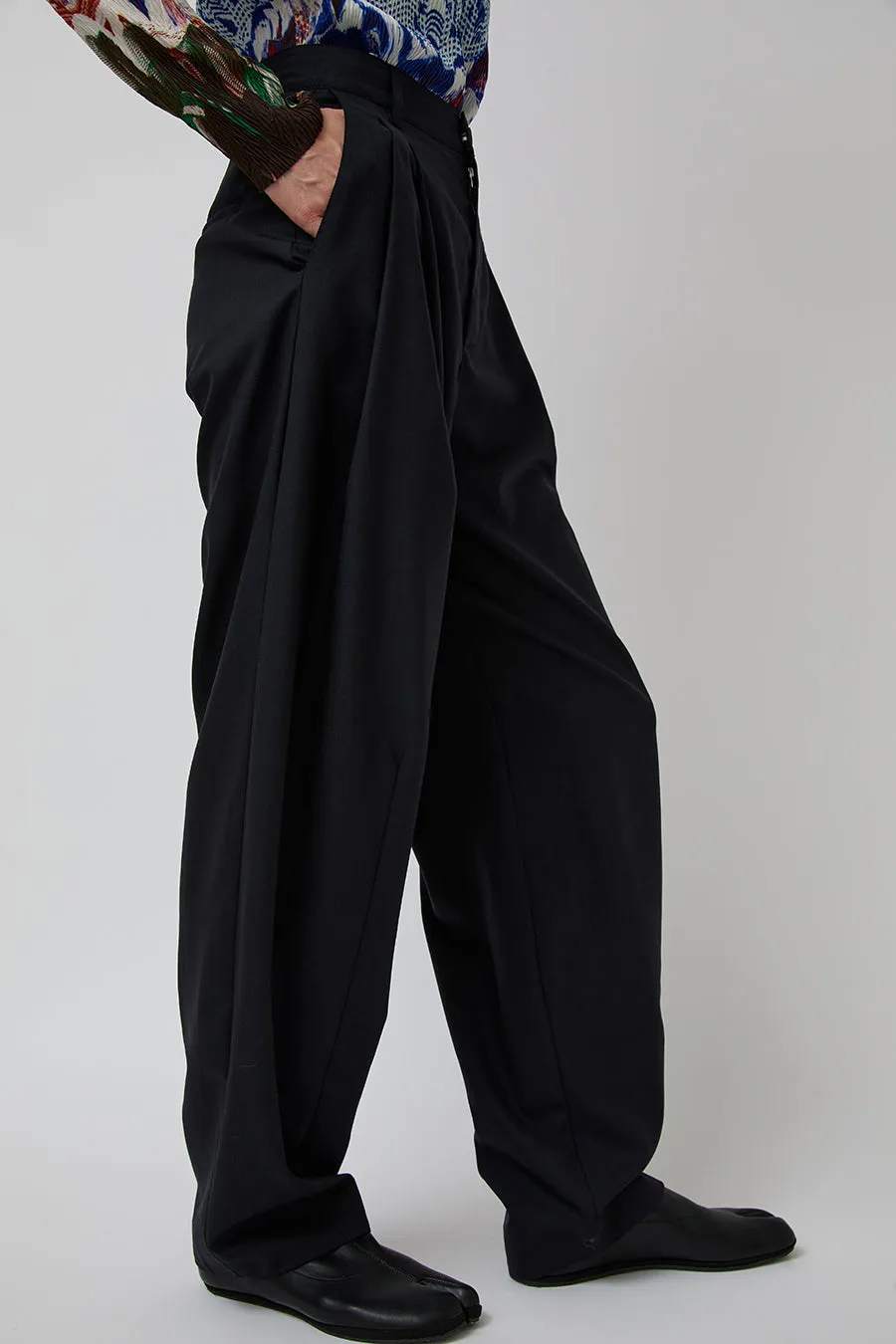 Henrik Vibskov Claus Pant in Tropical Navy sold by No. 6 product image thumbnail 2