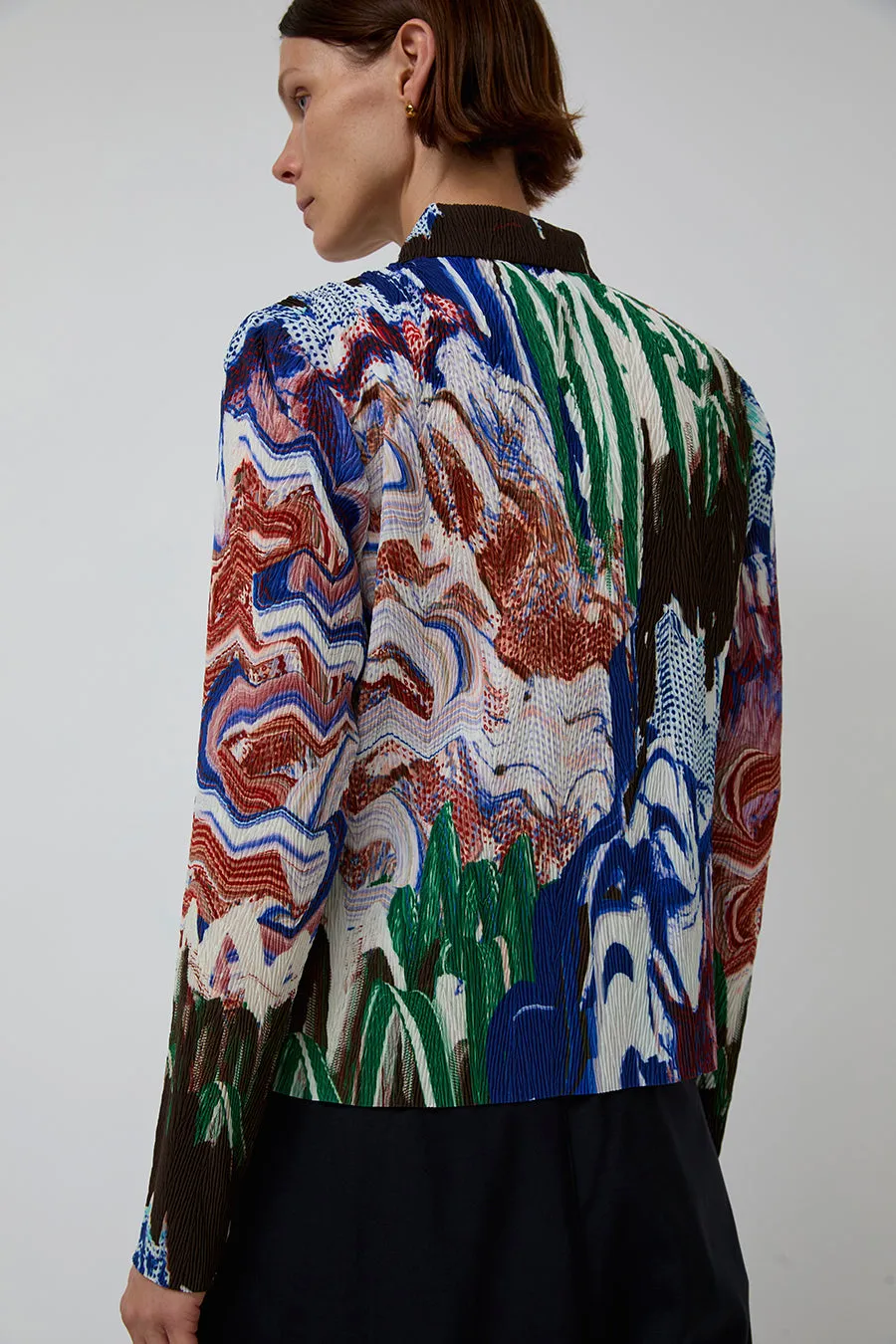 Henrik Vibskov Slope Blouse in Graphic Slopes Light sold by No. 6 product image thumbnail 4