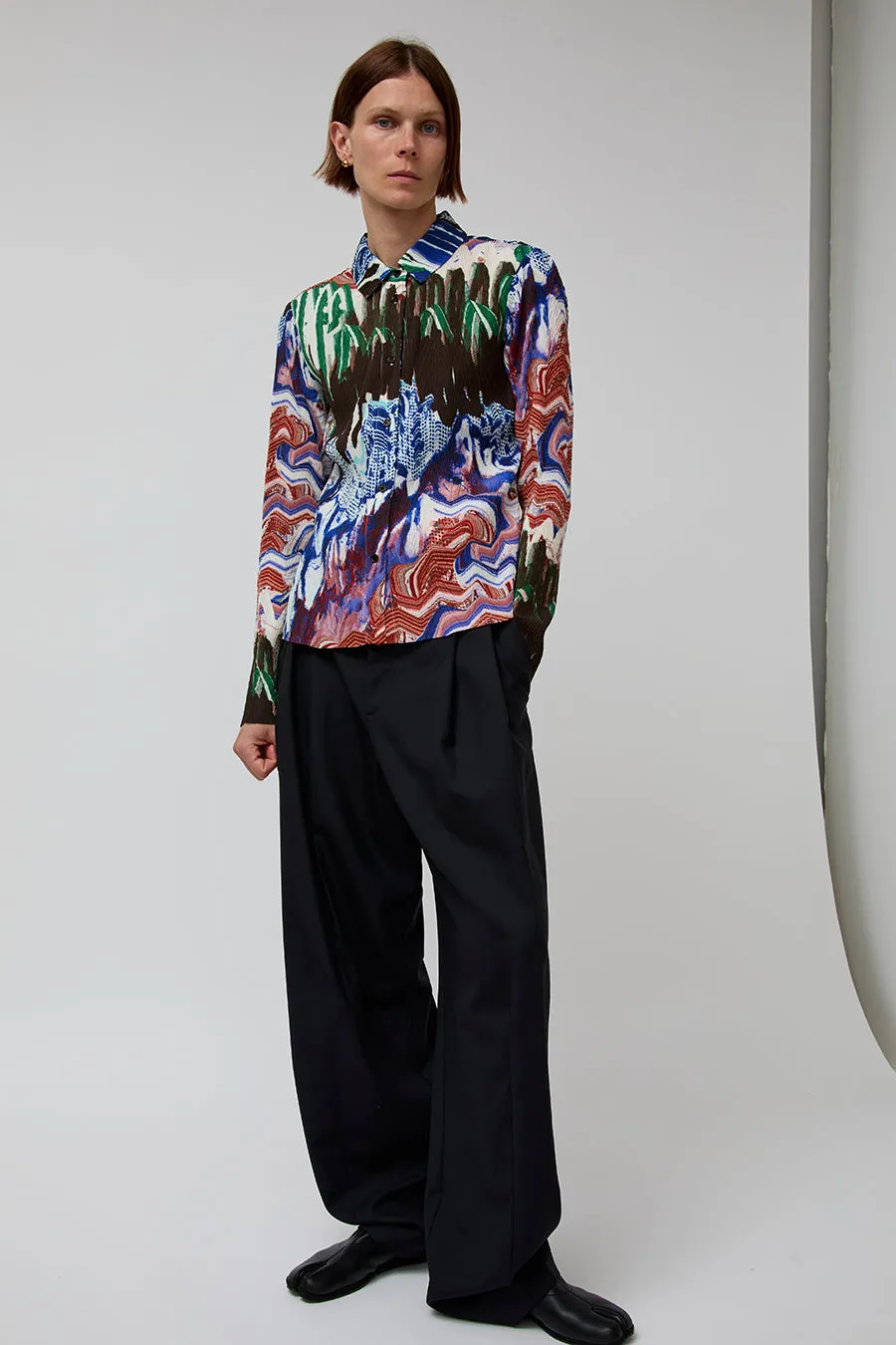 Henrik Vibskov Slope Blouse in Graphic Slopes Light sold by No. 6 product image thumbnail 2