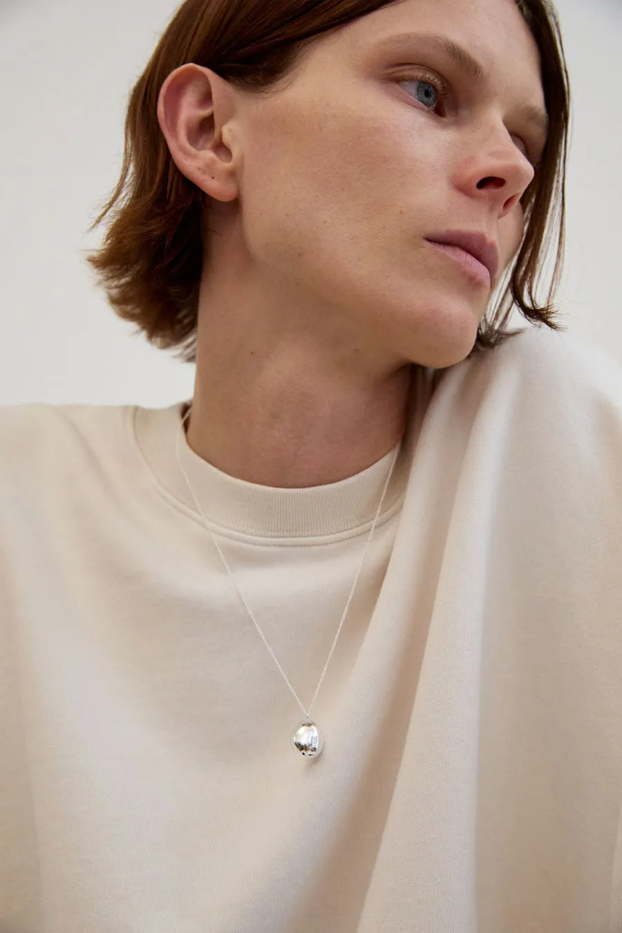 Nina Gordon Drop Necklace in Silver sold by No. 6 product image thumbnail 3