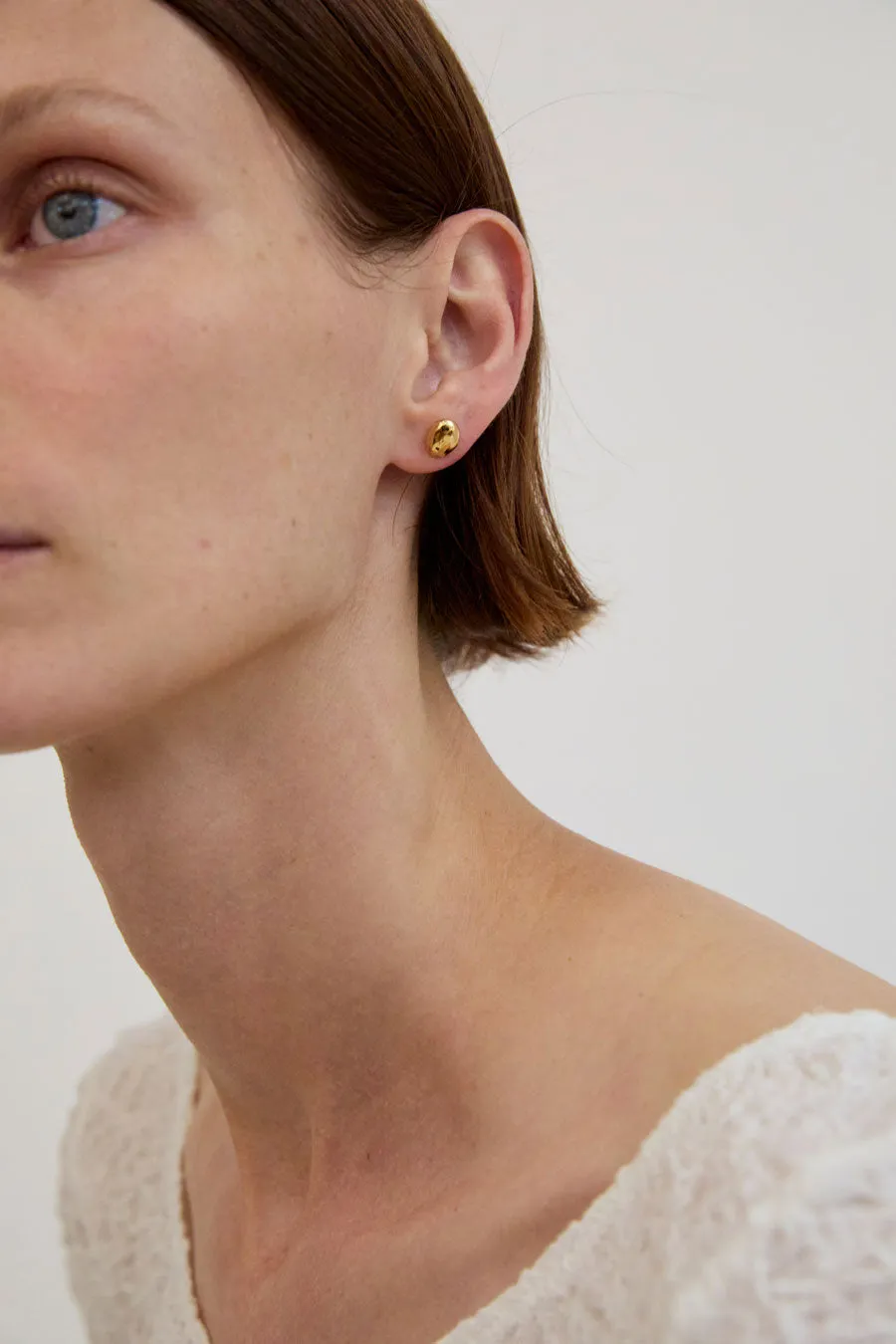 Nina Gordon Figure Studs in Gold sold by No. 6 product image thumbnail 3