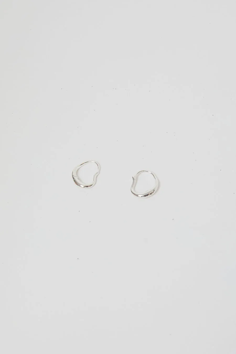 Nina Gordon Ventee Hoops in Silver sold by No. 6 product image thumbnail 2