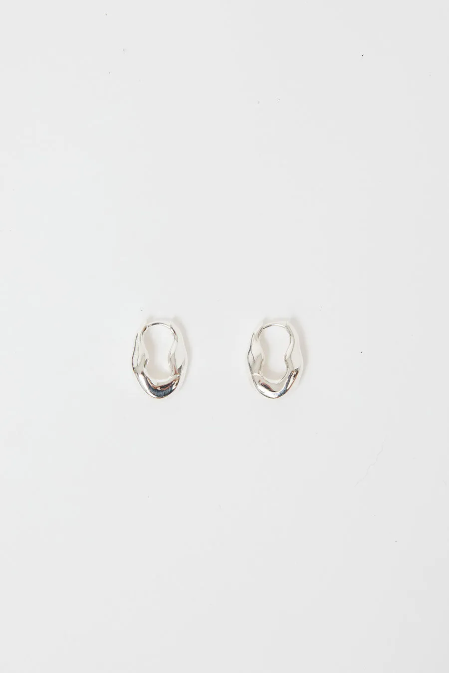 Nina Gordon Marina Hoop in Silver sold by No. 6 product image thumbnail 2