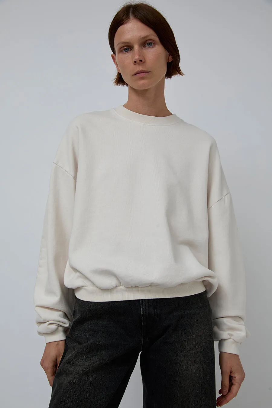 Haikure Dinha Sweatshirt in Ecru sold by No. 6